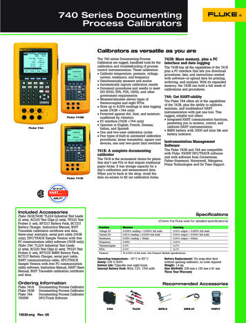 740 Series Documenting Process Calibrators