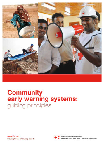 Community Early Warning Systems: Guiding Principles