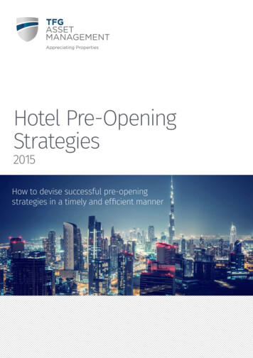 Hotel Pre-Opening Strategies - Hospitality Net