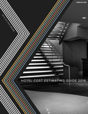 HOTEL COST ESTIMATING GUIDE - Hospitality Net