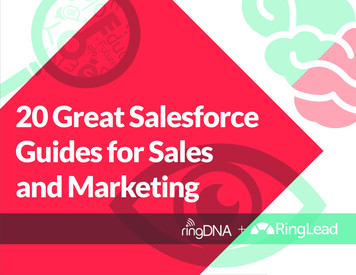 20 Great Salesforce Guides For Sales And Marketing