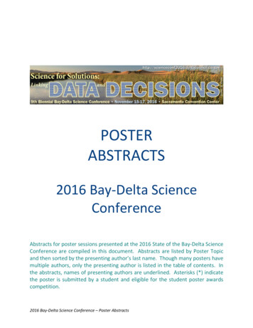 POSTER ABSTRACTS