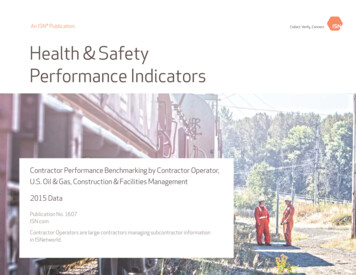 An ISN Health & Safety Performance Indicators