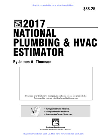 2017 National Plumbing And HVAC Estimator PDF EBook