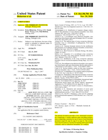 United States Patent US 10,130,701 B2 Bickerton Et Al.