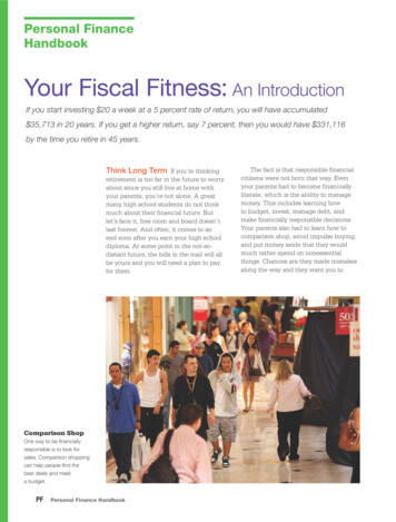 Your Fiscal Fitness: An Introduction