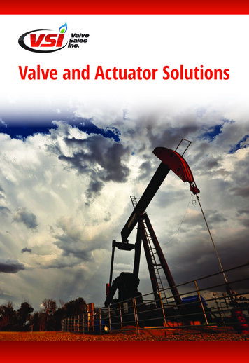 Valve And Actuator Solutions