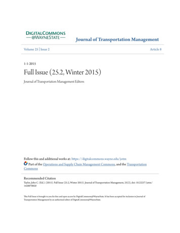 Full Issue (25.2, Winter 2015)