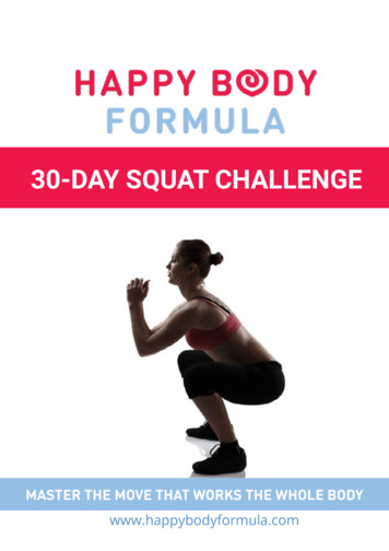 30-DAY SQUAT CHALLENGE - Happy Body Formula