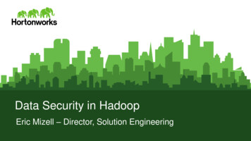 Data Security In Hadoop