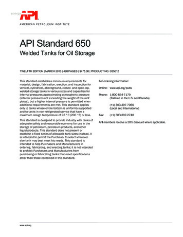 API Standard 650
