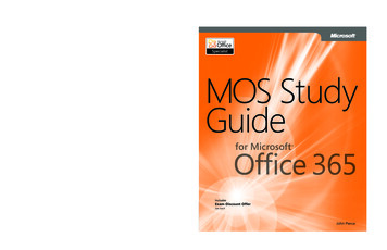 MOS Study Guide For Microsoft Office 365 EBook