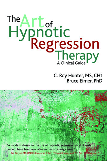 TheArtof Hypnotic Regression Therapy - Crown House