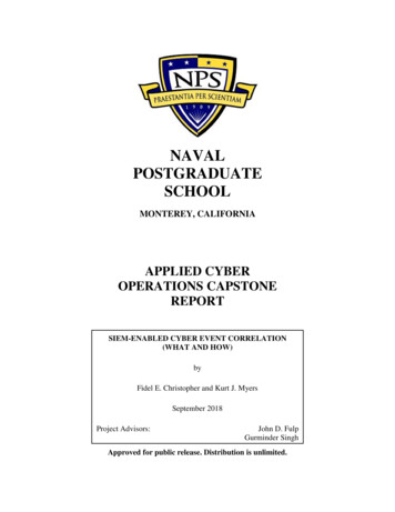 APPLIED CYBER OPERATIONS CAPSTONE REPORT
