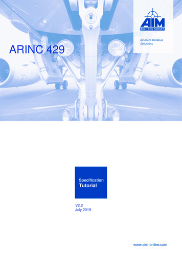 ARINC 429 Tutorial - Home Page Of AIM Online
