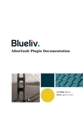 AlienVault Plugin Documentation - Blueliv