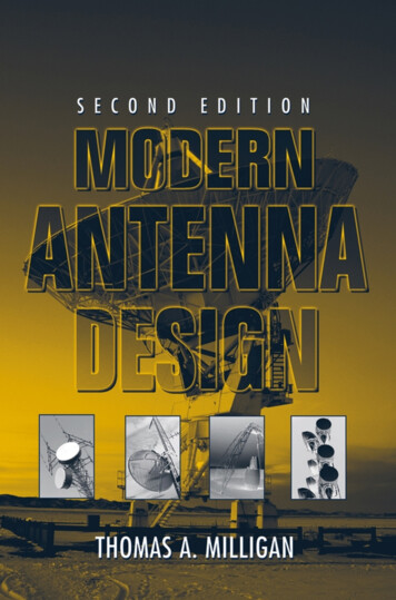 Modern Antenna Design - Radio Astronomy