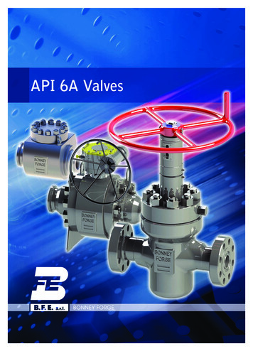 API 6A Valves - Bonney Forge