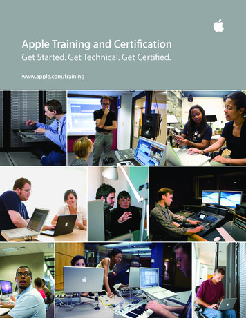 Apple Training And Certification