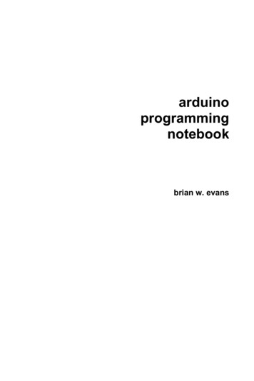 Arduino Programming Notebook - New York University
