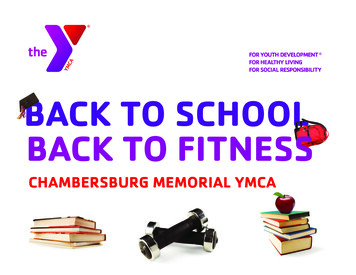 BACK TO SCHOOL BACK TO FITNESS - Chbgy 