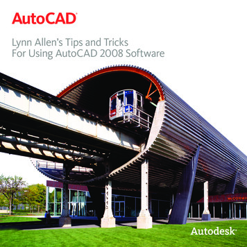 Lynn Allen’s Tips And Tricks For Using AutoCAD 2008 Software