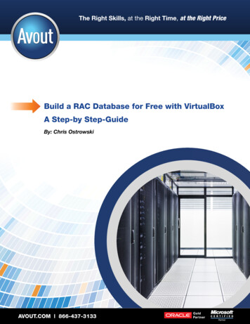 Build A RAC Database For Free With VirtualBox A Step-by .