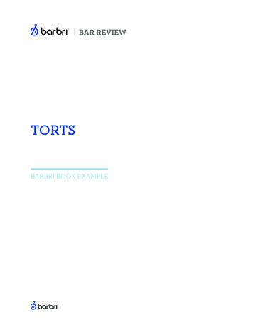 TORTS - BARBRI