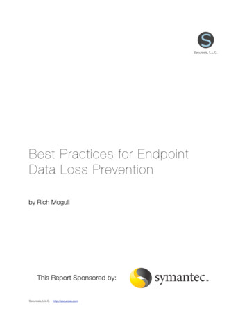 Best Practices For Endpoint DLP-final - Securosis