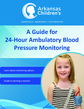 A Guide For 24-Hour Ambulatory Blood Pressure Monitoring
