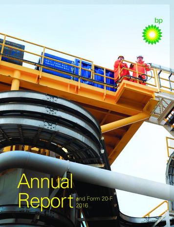 BP Annual Report 2016