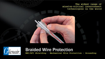 EMI/RFI Shielding Mechanical Wire Protection Grounding