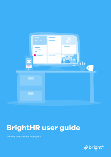 BrightHR User Guide