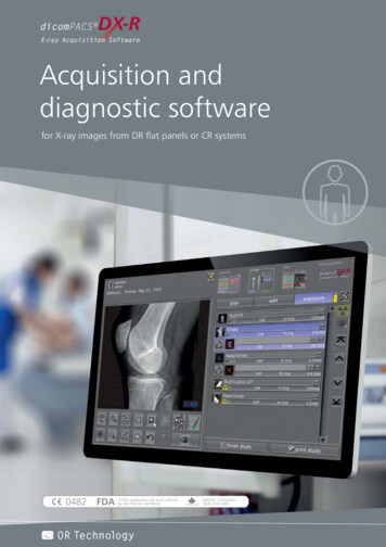 X-ray Acquisition Software Acquisition And Diagnostic Software