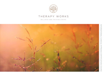 INTERNATIONALLY ACCREDITED - Therapy Works