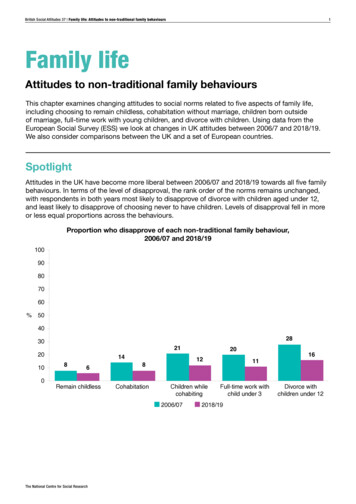 Family Life - NATCEN Social Research