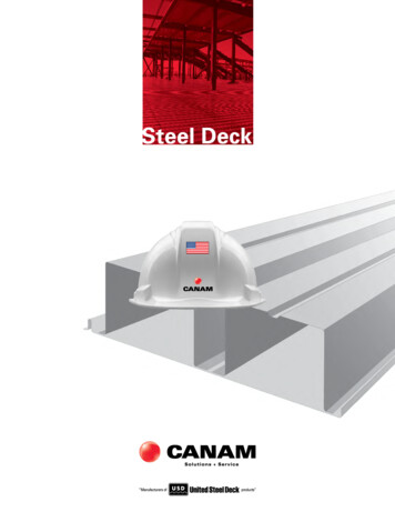 Steel Deck - Canam Bâtiments