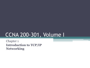 CCNA 200-301, Volume I