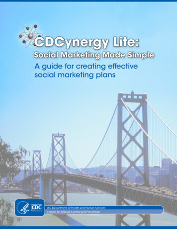 CDCynergy Lite: Social Marketing Made Simple