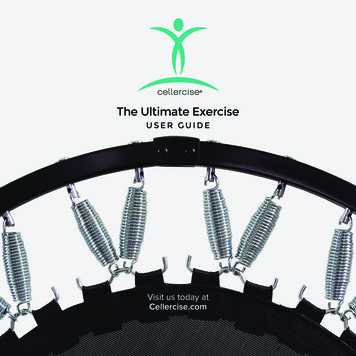 Cellercise The Ultimate Exercise User Guide