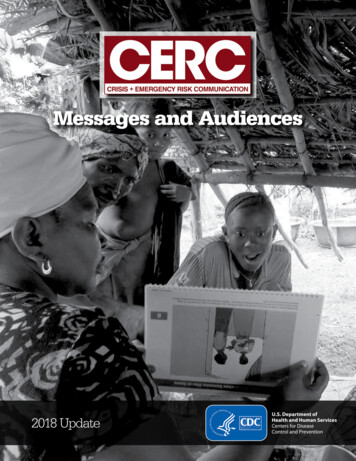 CERC: Messages And Audiences - CDC