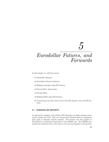 Eurodollar Futures, And Forwards