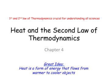 Heat And The Second Law Of Thermodynamics