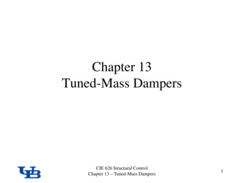 Chapter 13 Tuned-Mass Dampers