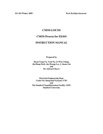 CMOS-LOCOS 01 Manual - Stanford University