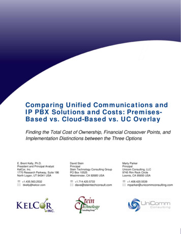 Comparing Unified Communications And IP PBX Solutions And .