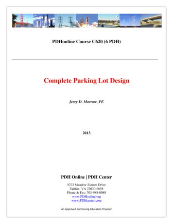 Complete Parking Lot Design - Irp-cdn.multiscreensite 