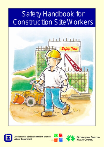 SafetyHandbookfor ConstructionSiteWorkers