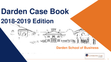Darden Case Book - University Of Virginia