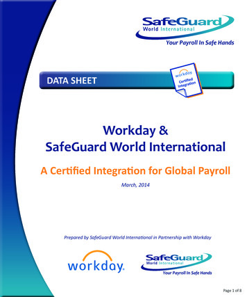 Workday & SafeGuard World International